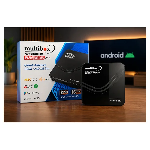 Redline Multibox Fundroid 2-16 Android TV Box Stick 13 - Görsel 3