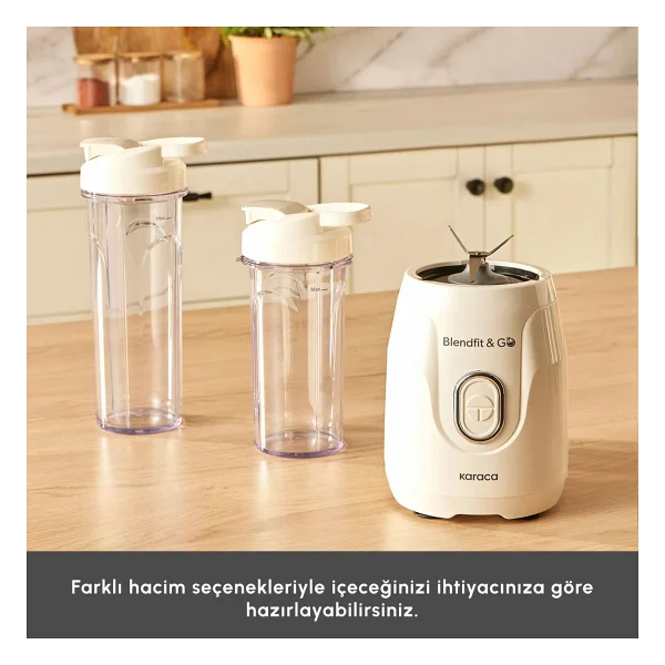 Karaca Blendfit Go Personal Çift Hazneli 550 W Starlight Kişisel Smoothie Blender - Görsel 5