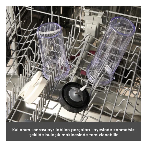 Karaca Blendfit Go Personal Çift Hazneli 550 W Starlight Kişisel Smoothie Blender - Görsel 9