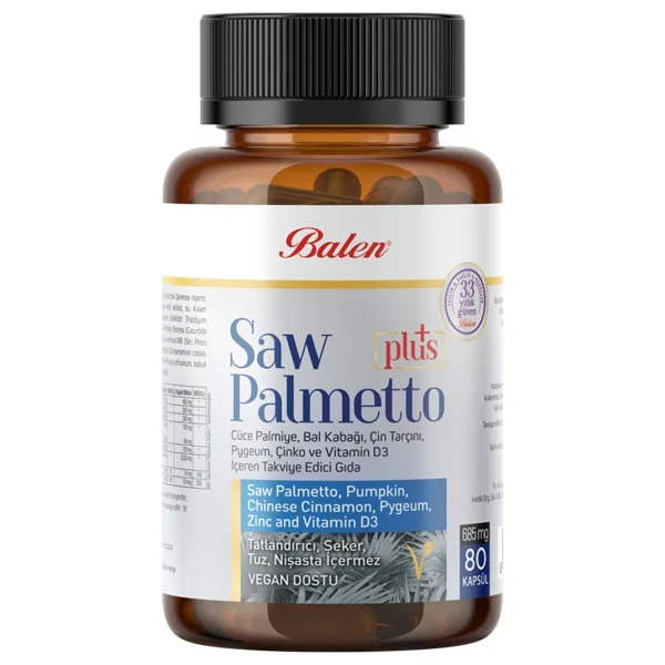 Balen Saw Palmetto 685 Mg 80 Kapsül - Görsel 2