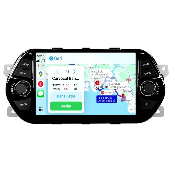 Clarion Fiat Egea Android Multimedya Sistemi (2014-2025) 4gb RAM 64gb Hafıza 7" Ekran Carplay & Android Auto Geri Görüş Kamerası Crv-4926c - Görsel 2