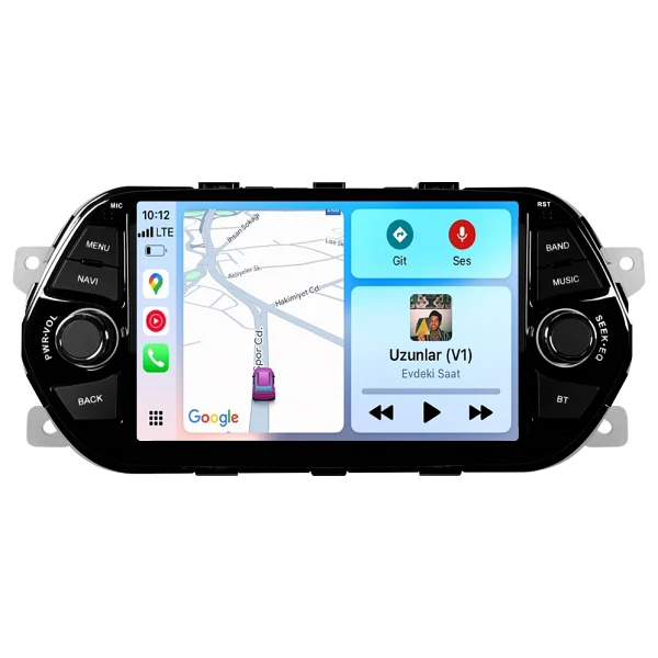 Clarion Fiat Egea Android Multimedya Sistemi (2014-2025) 4gb RAM 64gb Hafıza 7" Ekran Carplay & Android Auto Geri Görüş Kamerası Crv-4926c - Görsel 3