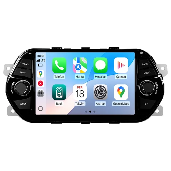Clarion Fiat Egea Android Multimedya Sistemi (2014-2025) 4gb RAM 64gb Hafıza 7" Ekran Carplay & Android Auto Geri Görüş Kamerası Crv-4926c - Görsel 4