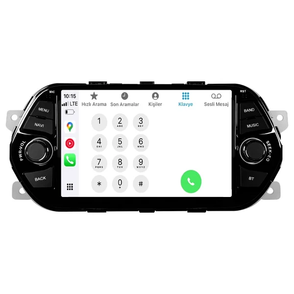 Clarion Fiat Egea Android Multimedya Sistemi (2014-2025) 4gb RAM 64gb Hafıza 7" Ekran Carplay & Android Auto Geri Görüş Kamerası Crv-4926c - Görsel 6