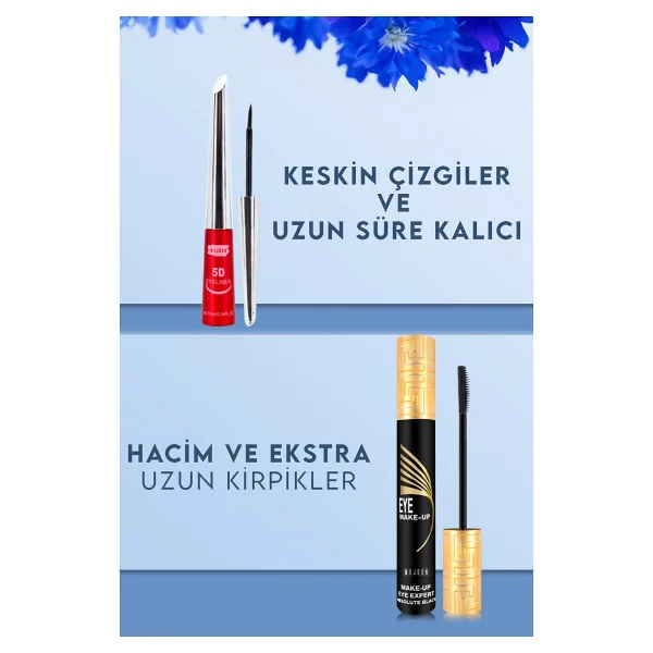 Mujgan Nostalji 90'lar Pop 20 Parça Makyaj Seti Buğday Ten - Görsel 4