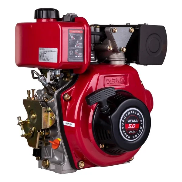 Weima Wm173f 5.5 Hp Dizel Motor İpli Çapa Tip Frezeli - Görsel 4