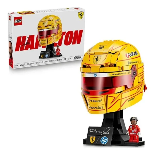 Lego 43022 Editions Scuderia Ferrari Hp Lewis Hamilton Kaskı - Görsel 3