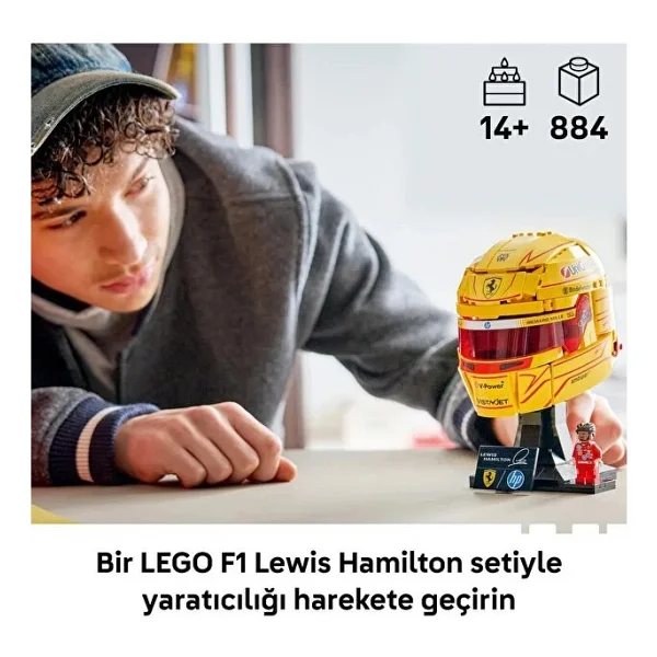 Lego 43022 Editions Scuderia Ferrari Hp Lewis Hamilton Kaskı - Görsel 7