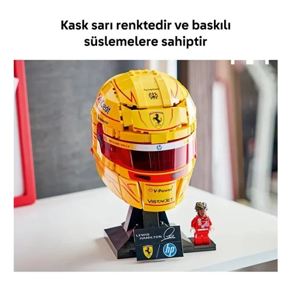Lego 43022 Editions Scuderia Ferrari Hp Lewis Hamilton Kaskı - Görsel 8