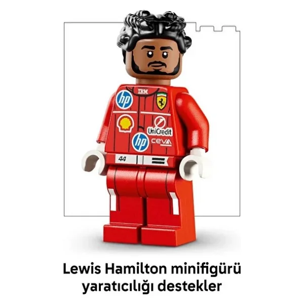 Lego 43022 Editions Scuderia Ferrari Hp Lewis Hamilton Kaskı - Görsel 10
