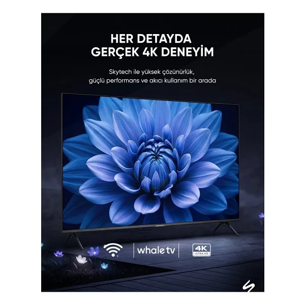 Skytech Q55st3405 4K Ultra HD 55" 139 Ekran Uydu Alıcılı Smart QLED TV - Görsel 2