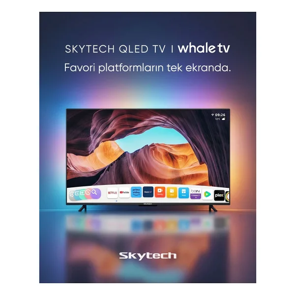 Skytech Q55st3405 4K Ultra HD 55" 139 Ekran Uydu Alıcılı Smart QLED TV - Görsel 3