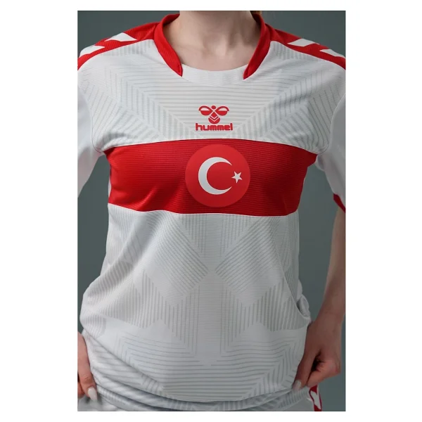 Hummel Milli Takım Forma Beyaz 25-26 Kadın - Görsel 7