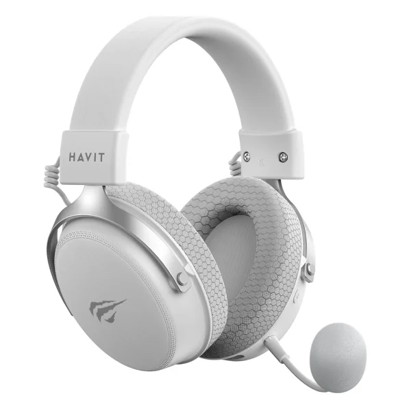 Havit Gamenote H2015 Pro Beyaz 7.1 USB Kablolu/Kablosuz Kulak Üstü Oyuncu Kulaklığı - Görsel 6