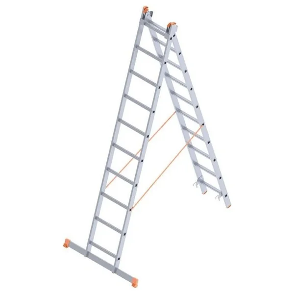 Saraylı 2x11 A Tipi 2 Kademeli Sürgülü Merdiven - Görsel 2