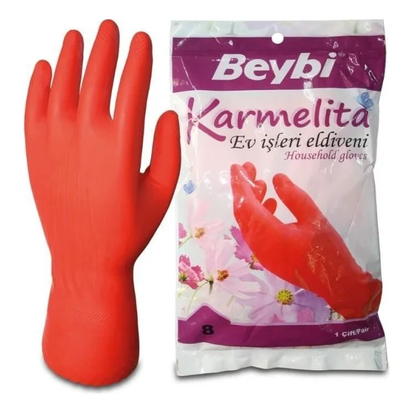 Beybi Karmelita Bulaşık Eldiveni No: 8 - Görsel 2
