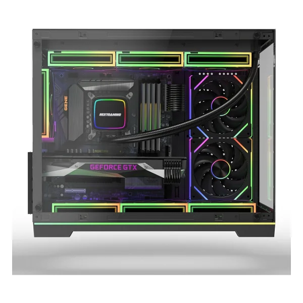 Next Gaming Orion Neon Argb Fanlı Siyah Micro Atx Oyuncu Kasası - Görsel 6