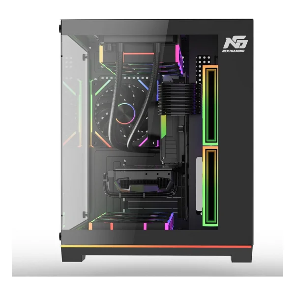 Next Gaming Orion Neon Argb Fanlı Siyah Micro Atx Oyuncu Kasası - Görsel 4