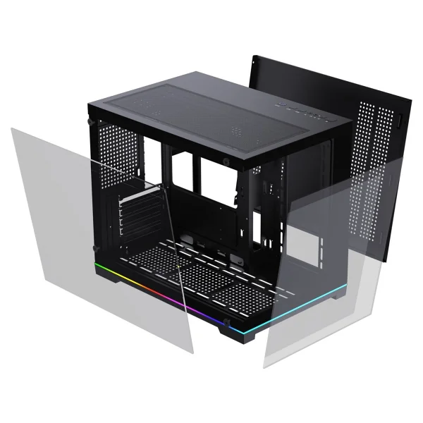 Next Gaming Orion Neon Argb Fanlı Siyah Micro Atx Oyuncu Kasası - Görsel 9