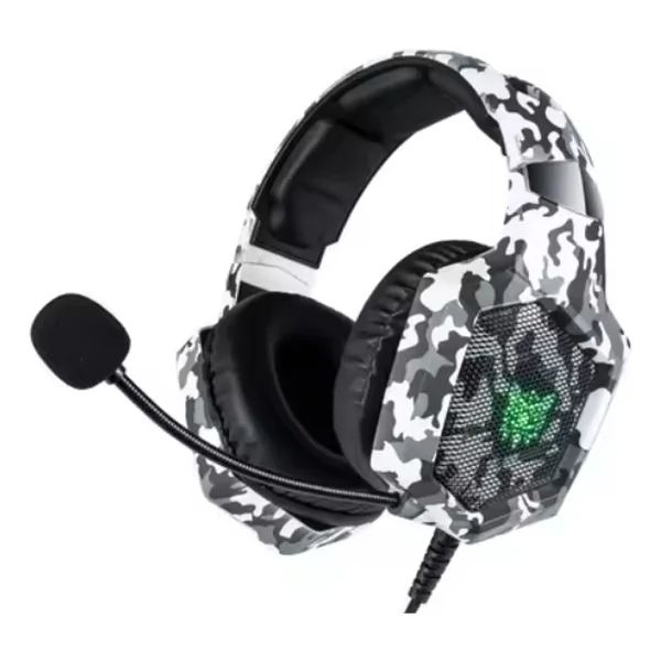 Rampage RM-K8 Crafting 7.1 RGB Kamuflaj Mikrofonlu Oyuncu Kulaklığı - Görsel 2