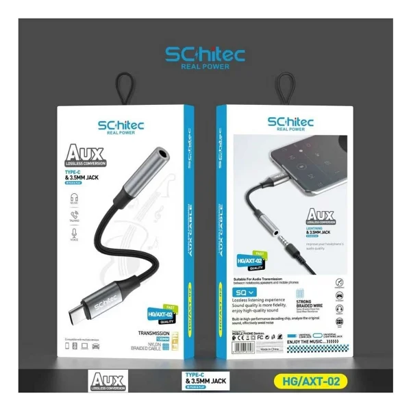 Schitec Hg/Axt-02 Type-C To Aux Dönüştürücü - Görsel 8