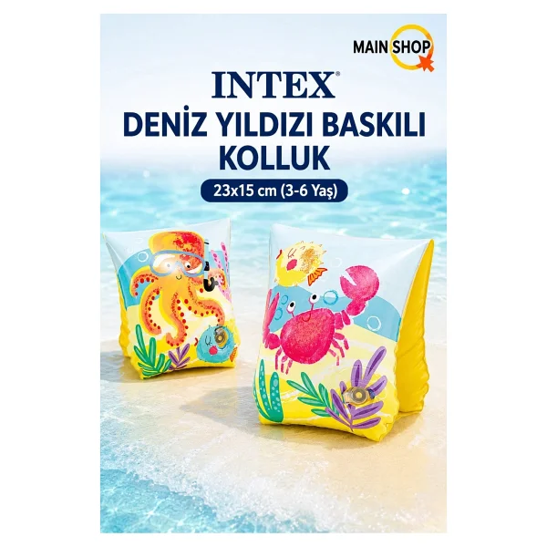 Intex 58652 23x15 Cm Desenli Çocuk Deniz Kolluğu - Görsel 5