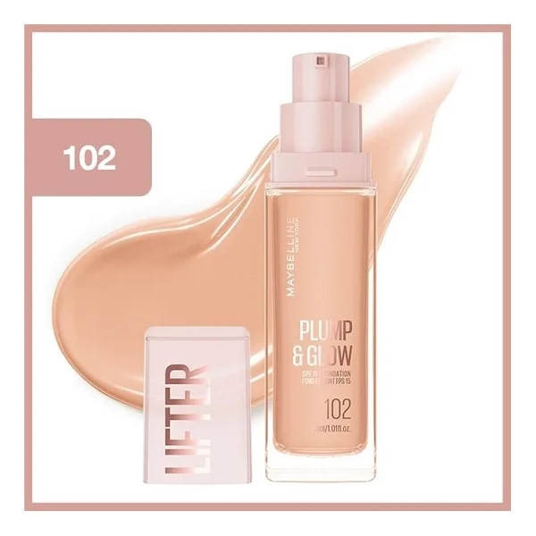 Maybelline New York Lifter Plump & Glow Spf 15 102 30 Ml Krem Fondöten - Görsel 3