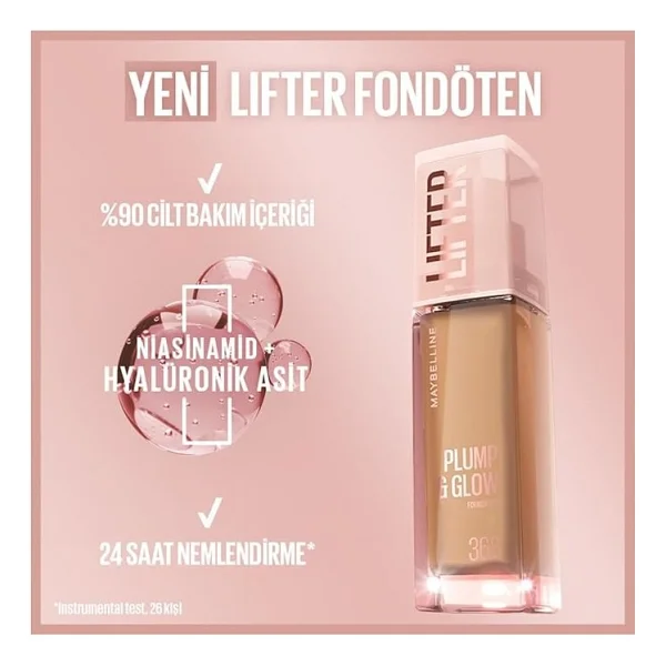 Maybelline New York Lifter Plump & Glow Spf 15 102 30 Ml Krem Fondöten - Görsel 4
