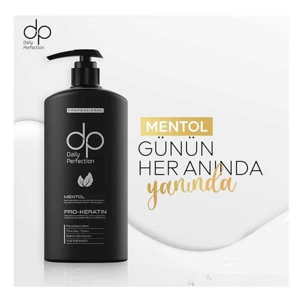 Dp Daily Perfection Mentol Tuzsuz Şampuan 800 Ml - Görsel 4