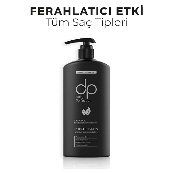 Dp Daily Perfection Mentol Tuzsuz Şampuan 800 Ml - Görsel 5