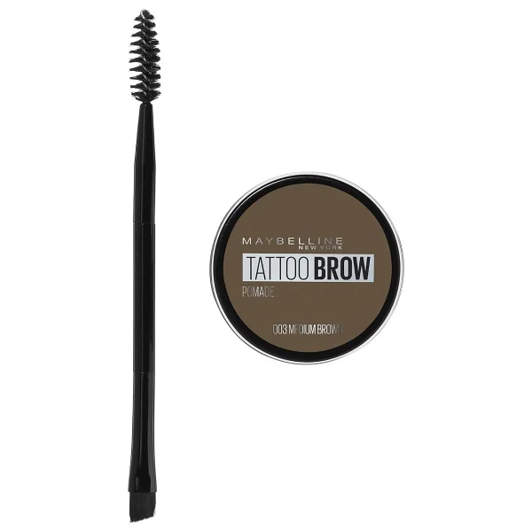 Maybelline Tattoo Brow 03 Medium Brown Kaş Pomadı - Görsel 2