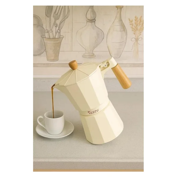 Taşev Garen 9 Fincan Moka Pot - Görsel 4