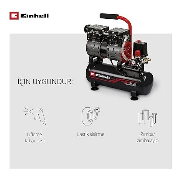 Einhell Te-Ac 110/6 Silent Plus Sessiz Kompresör - Görsel 3
