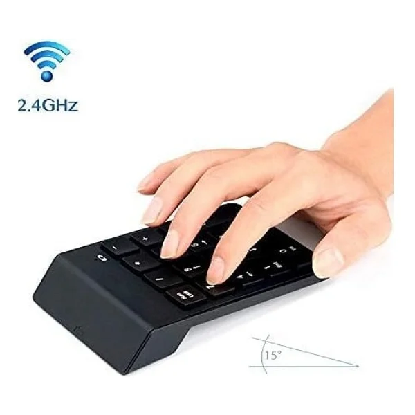 Alfalink Al-2021 USB Numpad Keypad Kablosuz Numerik Klavye USB Numaratör Tuş Takımı - Görsel 2