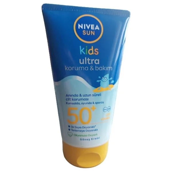Nivea Sun Ultra Koruma & Bakım 150 Ml 50 Faktör Çocuk Güneş Kremi 150 Ml - Görsel 2