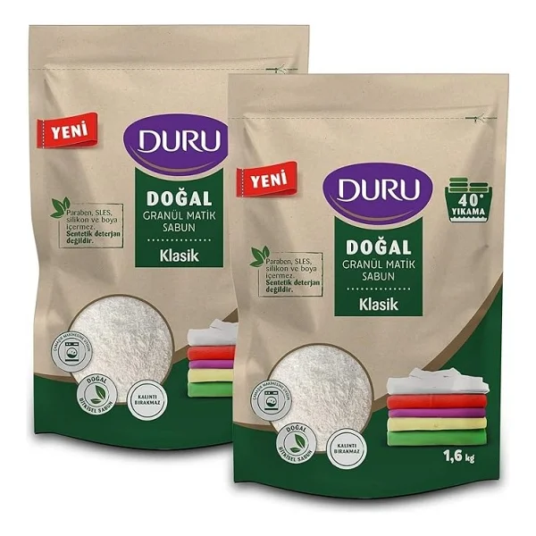 Granül Matik Sabun Klasik 2x1,6kg - Görsel 3