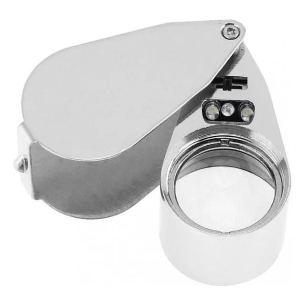 Bosile Mini LED Işıklı Büyüteç Full Çelik Büyüteç Lup Mercek Kuyumcu Büyüteci - Görsel 6