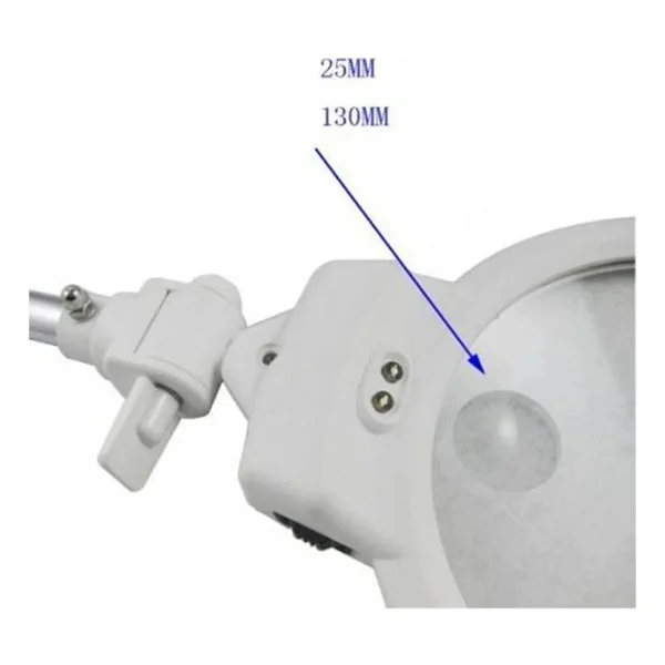 Bosile 130mm Masa Üstü Işıklı Büyüteç Çalışma Lambası Lup Mercek Akrobat Büyüteç - Görsel 5