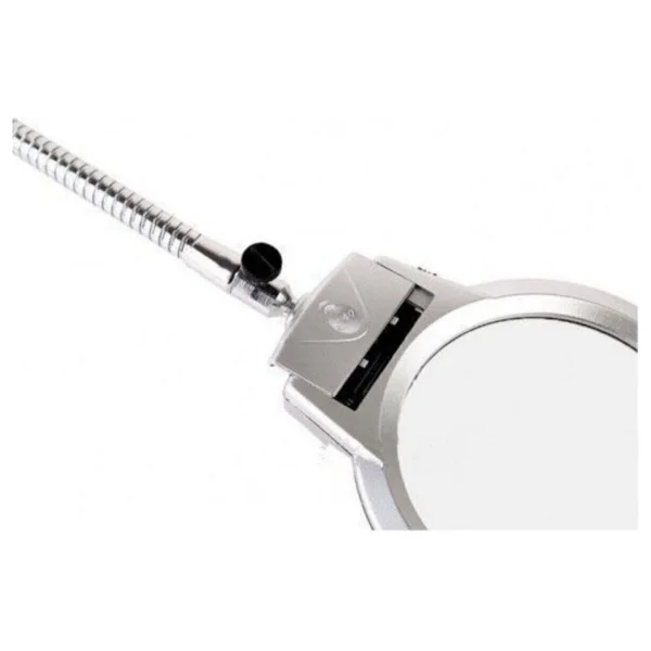 Bosile Mandallı Metal Hortumlu Masa Üstü Büyüteç 130 Mm - Görsel 3