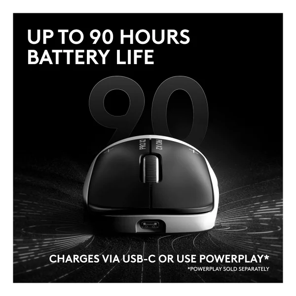 Logitech G Pro X2 Superstrike 910-007777 Lightspeed Şarjlı Optik Kablosuz Oyuncu Mouse - Görsel 7