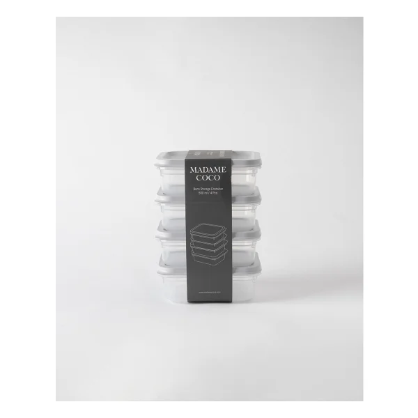 Madame Coco Bonn 2'li Saklama Kabı - Soft Gri - 2x1200 Ml - Görsel 9