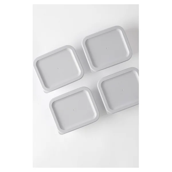 Madame Coco Bonn 2'li Saklama Kabı - Soft Gri - 4x500 Ml - Görsel 4