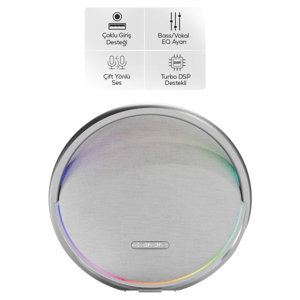 Xenon Smart Aura X6710 Gümüş Bluetooth Hoparlör