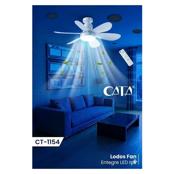 Cata Lodos Ct-1154 Tavan Tipi Vantilatör - Görsel 8