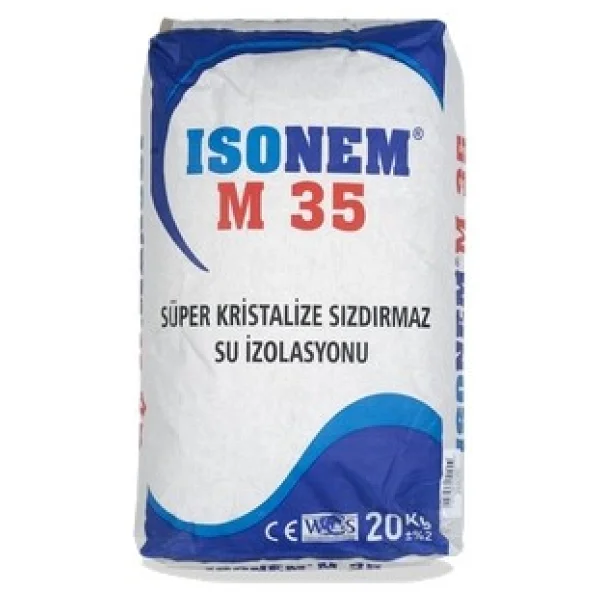 Isonem M 35 20 Kg Kristalize Su Yalıtım Malzemesi - Görsel 4