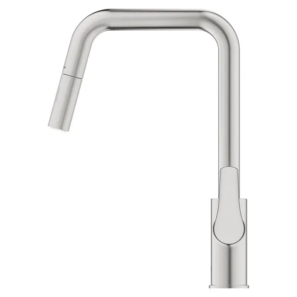 Grohe Eurosmart 30619dc0 Supersteel Spiralli Mutfak Bataryası - Görsel 7