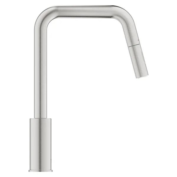 Grohe Eurosmart 30619dc0 Supersteel Spiralli Mutfak Bataryası - Görsel 8