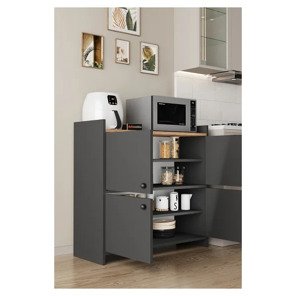 Aeka Ae-3060 Forum 4 Raflı 4 Kapaklı Ayakkabılık - Görsel 5