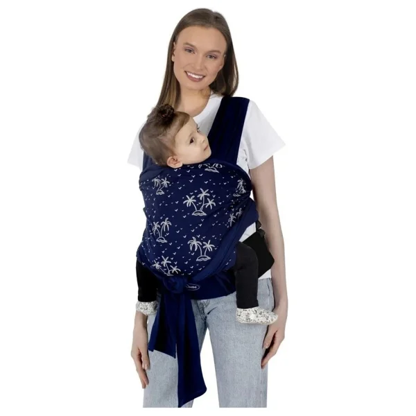 Sevi Bebe Art-571 Lacivert Bel Destekli Giymeli Sling - Görsel 3