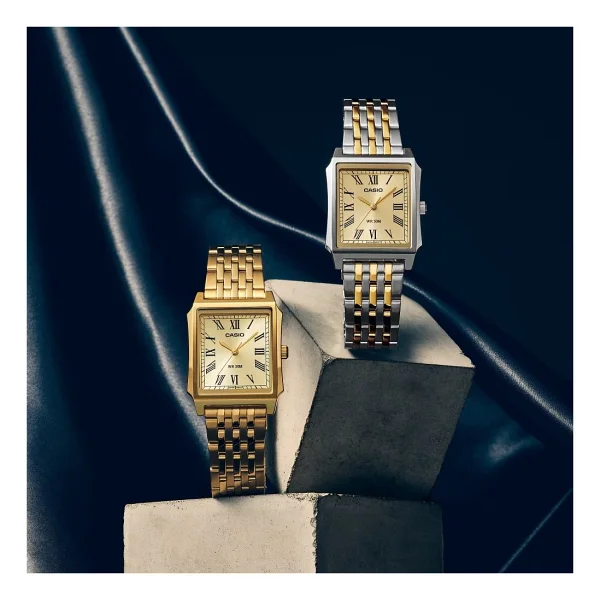 Casio Standart Mtp-B190g-9bvdf Çelik Kordon Altın Erkek Kol Saati - Görsel 4